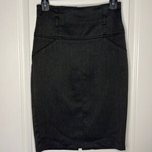 Papaya Pencil Skirt Midi black Small